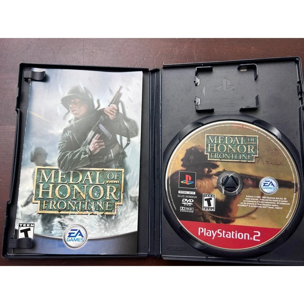 Medal of Honor Frontline PS2 PlayStation 2 Greatest Hits CIB Tested WWII Shooter